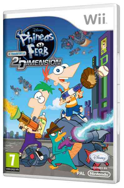 Phineas  Ferb En La Segunda Dimension Wii